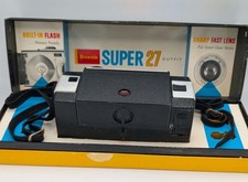 Vintage Kodak Brownie Super 27 camera with its original box. picture