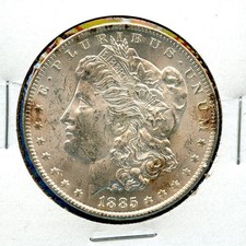 1885 O Morgan Dollar $1 US Mint Silver Coin #39 1885-O BU MS Uncirculated picture