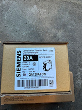 Siemens QA120AFCN 20A AFCI breakers Plug-On Neutral 10 Pack picture