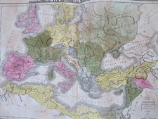 Roman Empire Mediterranean Sea North Africa Gaul Holy Land 1821 Phila. Carey map picture