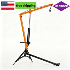 1000 lbs Heavy Duty Hydraulic Truck Crane Hitch Mounted with 360° Swivel picture
