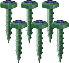 Mole Repellent Solar Powered, 6 Pack Snake & Skunk Repellent for Yard, picture