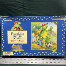 Franklin Goes to School THE GAME Pressman 1986 Board Game Turtle Preschool picture