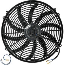 16-17 INCH 130 WATT PERFORMANCE 12 VOLT AUTOMOTIVE ELECTRIC RADIATOR COOLING FAN picture