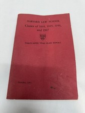 harvard 35th year class report 1944 1945 1946 1947 1981 picture