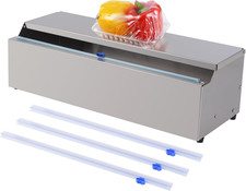 Stainless Steel Food Wrap Dispenser - 18” Commercial Stretch Film Packing Machin picture
