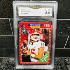 2021 LEAF PRO SET TREVOR LAWRENCE ROOKIE/RC #PS1 *GRADED GMA 8.5* NM-MT Jaguars picture