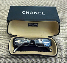 Chanel 3096-B C.502 Tortoise Rhinestone Eyeglasses 50-16-135 w/ Case Box picture