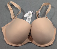NWT Freya Deco AA4234NUE Nude Molded Underwired T-Shirt Plunge Bra UK Sizing 34F picture