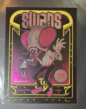 Rare Swans 2014 Concert Poster - AP - Paris - by Zombie Yeti - Not Mint picture