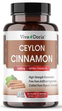 Viva Doria Ceylon Cinnamon 1500 mg, 120 Vegetable Capsules picture