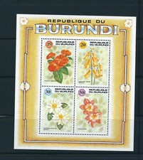 Burundi SC # 666f FLOWERS  . MNH picture