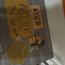 Weezer The Gathering VIP Merch Package 2026 gold album tour fiserv forum picture