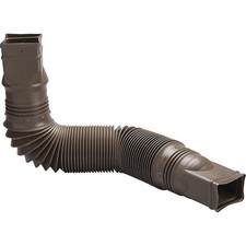 Amerimax Flex-A-Spout Brown Vinyl Downspout Extension 85019 Amerimax 85019 picture
