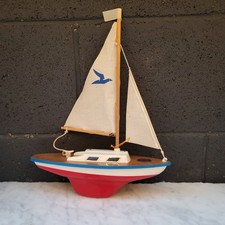 Vintage Seifert-Boot Gunther Floatable Model Sail Boat “Giggi” Made in Germany picture