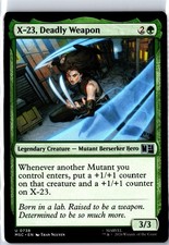 X-23, Deadly Weapon 738 Commander: Marvel Super Heroes Magic: The Gathering NM picture