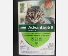 Elanco Advantage II Small Cat 5–9 lbs – Flea Prevention & Treatment, 6 Monthly  picture