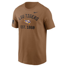 LSU Tigers Nike 2026 Military Appreciation Sideline Dri-FIT T-Shirt - Brown picture