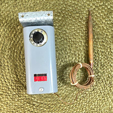 PENN 8606 Mechanical Dial Thermostat Gray w/ Remote Bulb Sensor & Capillary Tube picture