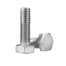 10pcs M8-1.0 x 35mm Fine Thread Metric Hex Bolts 304 Stainless Steel Hexagon ... picture