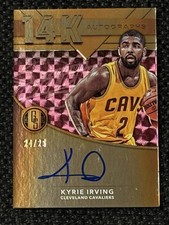Kyrie Irving 2016-17 Panini Gold Standard ON CARD Auto /25 #14K-KI Cavs # 24/25 picture