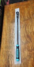 *NEW* Matco Tools 1/2 Locking Flex Head Ratchet 27 Inch Teal USA Made picture