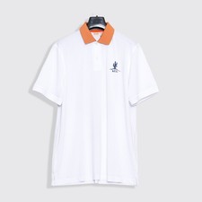 Devereux Golf Shirt Manor PHX x Arizona Country Club White Orange Contrast picture