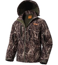 NEW VIEW Men's Camo Hunting Jacket Fleece Lined Hooded Quiet Water Resistant picture
