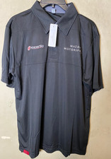 NWT-Official Mazda Motorsports Team-Issued Idemitsu logo Black Polo shirt picture