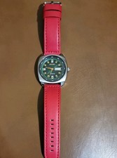 Seiko Recraft Series Watch 7S26-04B0 Green Dial 21 Jewels Automatic Red picture
