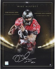Mike Alstott Tampa Bay Buccaneers Autographed 16