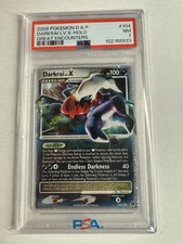 2008 POKEMON DIAMOND & PEARL GREAT ENCOUNTERS #104 DARKRAI LV.X-HOLO PSA 7 picture