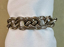 Brighton Interlok Unity Link Celtic Knot Fold Over Clasp Bracelet picture