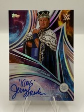 2026 Topps WWE Universe Jerry “THE KING” Lawler Gold Auto HOF 1/50 picture