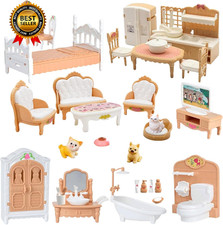36Pcs Dollhouse Furniture Set Miniature 1 12 Scale Dolls House Accessories... picture