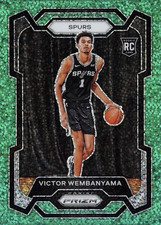 Refrigerator Magnet of 2023-24 Panini Prizm Victor Wembanyama #136 Green Prizm picture