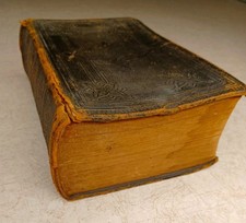 Antique 1884 Danish Bible Bibelen Den Hellige Skrift American Bible Society NY picture