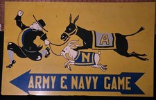 ARMY NAVY GAME METAL SIGN 32