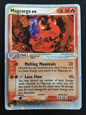 Pokemon TCG EX Dragon #95/107 Magcargo EX NM picture