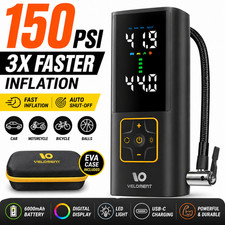 Portable Tire Inflator 150PSI Cordless Air Compressor Auto Shut-Off Digital Pump picture