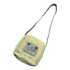 Hot Topic Green Coduroy Butterfly Bag 90s Grunge Whimsigoth Y2K Crossbody picture