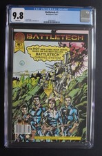 Battletech #1 1st comic 1987 Blackthorne RPG Video Books TV Animated CGC 9.8 picture