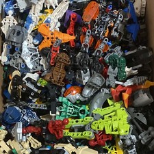 Lego 50 Random Bionicle Technic and/or Hero Factory Pieces Parts Bulk Genuine picture