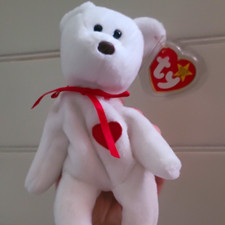 1993 - 1994 Ty Beanie Babies Valentino Brown Nose - Errors picture