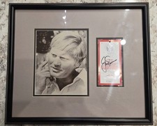 Jack Nicklaus SIGNED 1996 PGA Championship Ticket - Framed with COA picture