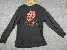 Vintage Rolling Stones 2002-03 Tour Concert T-Shirt Unisex Large Black Rock Band picture