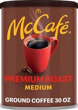 McCafe Premium Roast, Ground Coffee, Medium Roast, 30oz. Canned picture