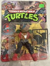 Playmates 1988 10 Back Soft Head bebop MOC Unpunched Great Condition picture