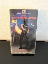The Exterminator 1984 VHS SEALED Brand new I watched Mint Christopher George picture