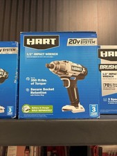 NEW HART 20-Volt 1/2-inch Battery-Powered Impact Wrench Only HPIWO1 Tool Only picture